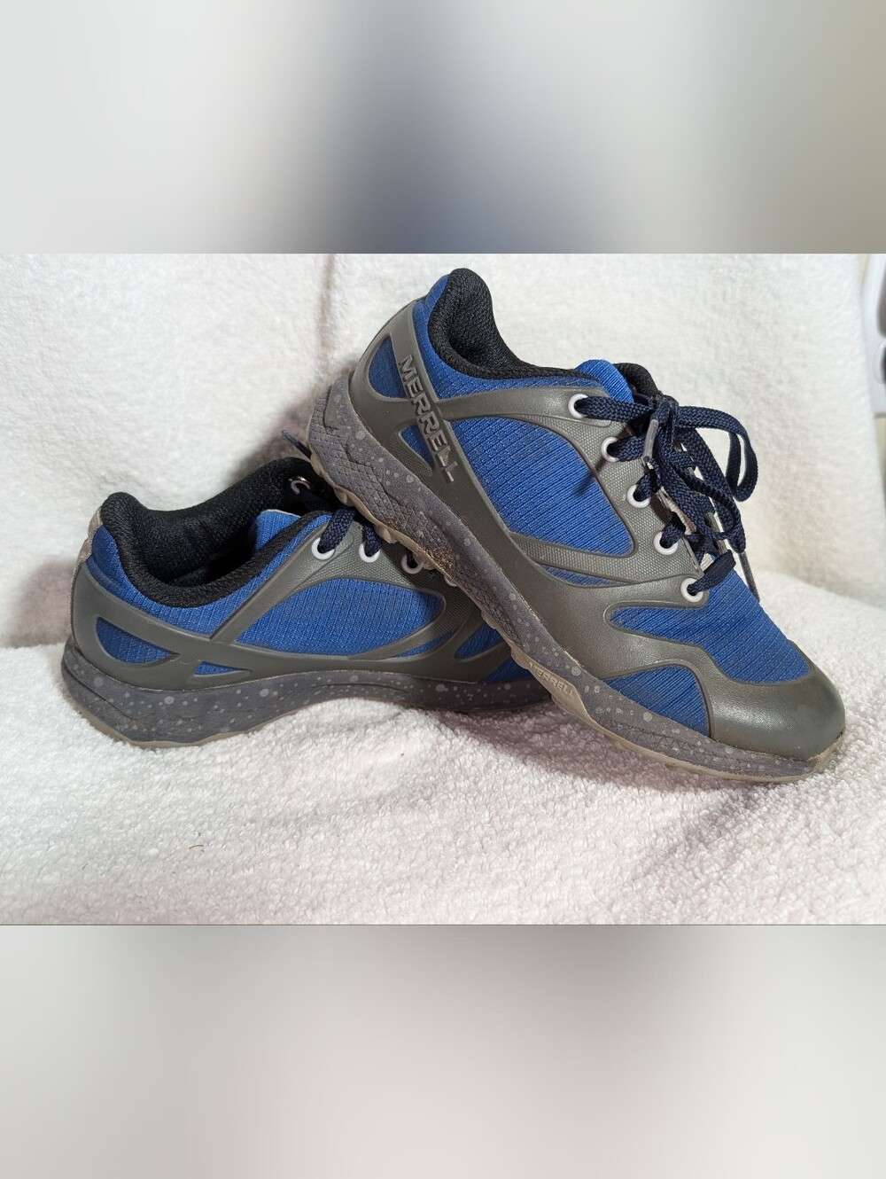 Merrell Youth Blue and Gray Outdoor Sneakers